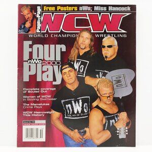 WCW Wrestling Magazine Vintage 2000 nWo DDP Miss Hancock Posters Unread Stock